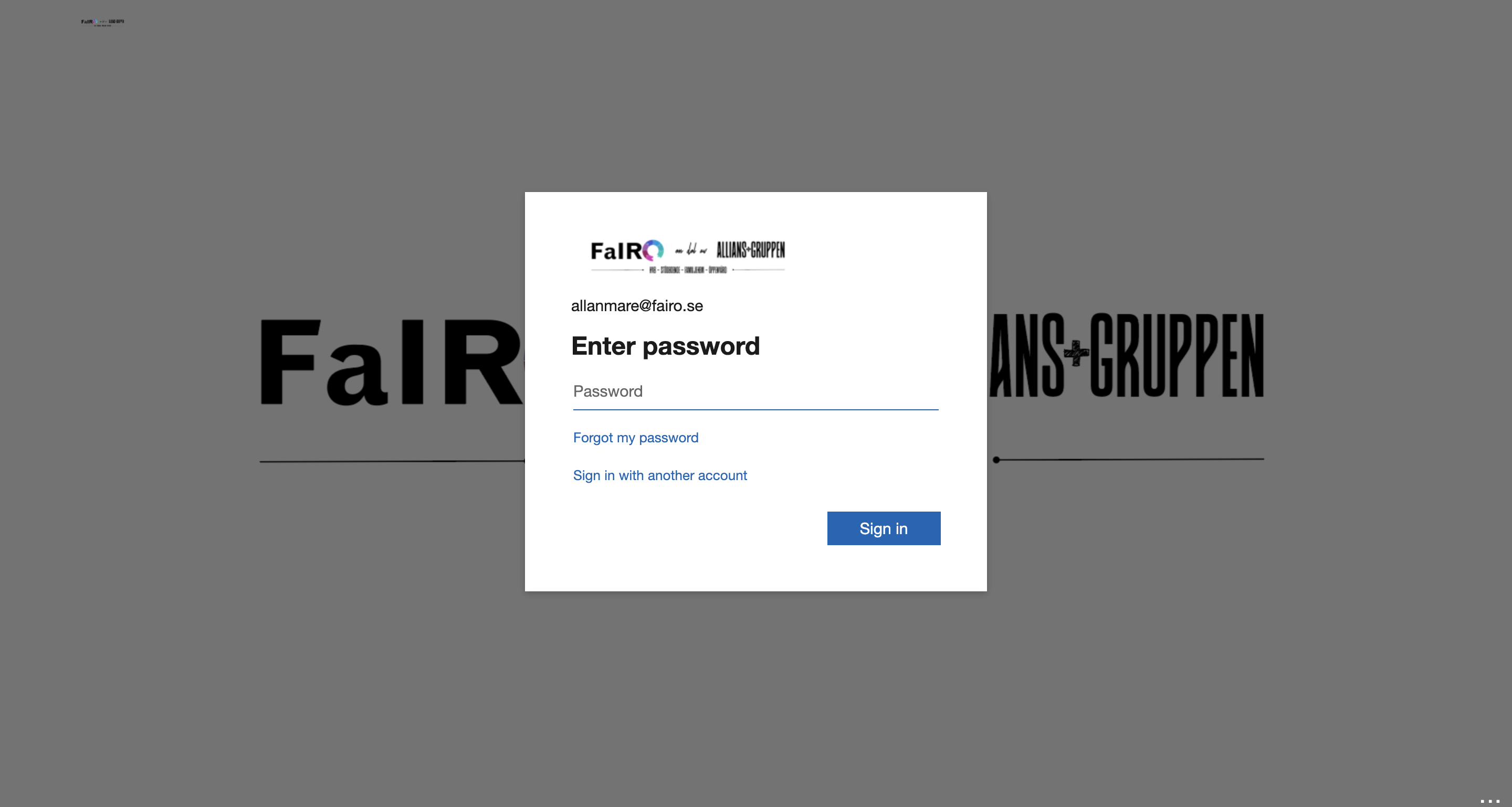 FAIRO AB project visual